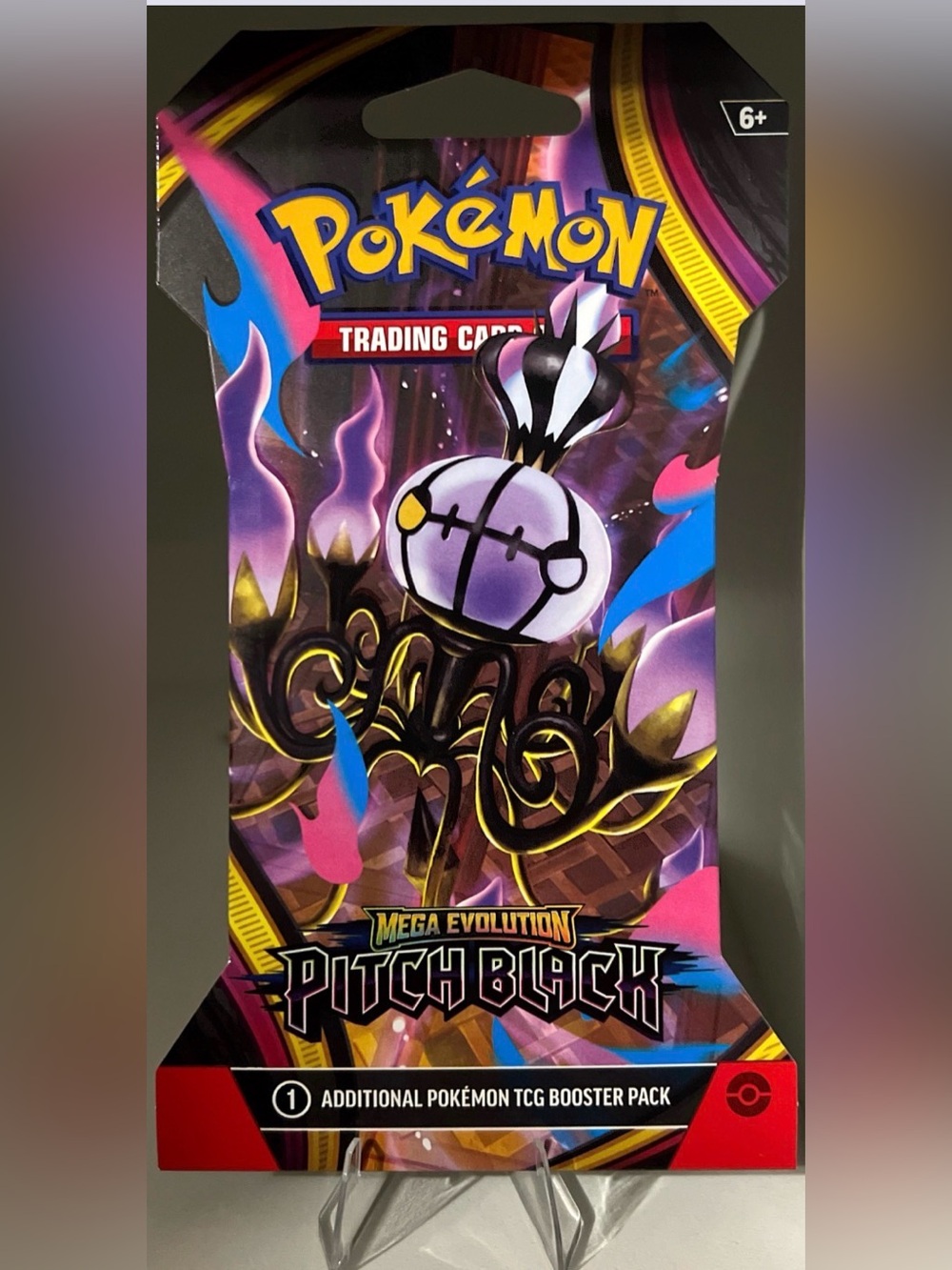 Pokémon TCG: Mega Evolution Pitch Black - MEGA CHANDELURE - 1 TCG Booster Pack